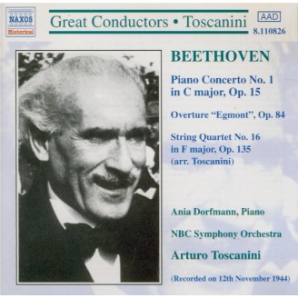 BEETHOVEN - Toscanini - Concerto pour piano n°1 en ut majeur op.15